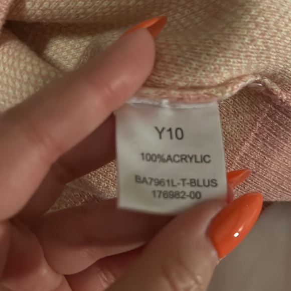 Franki by Francesca Pink Daisy Sweater - 10 - Picture 4 of 4